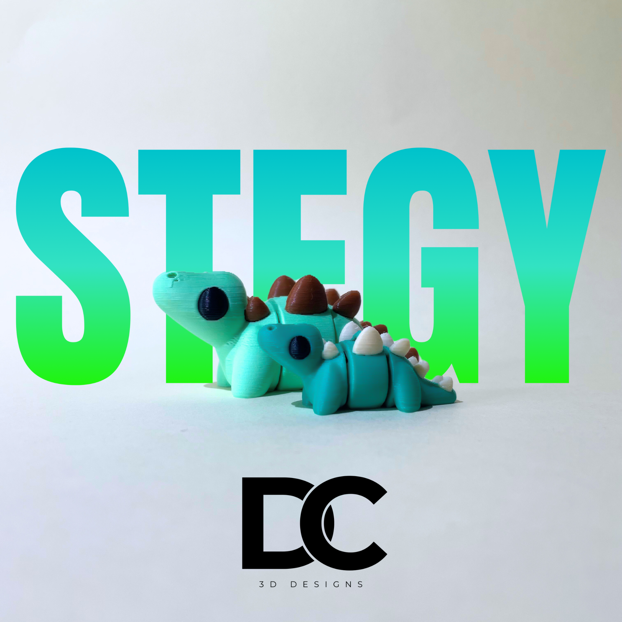 Stegosaurus Articulated Fidget Toy Dinosaur