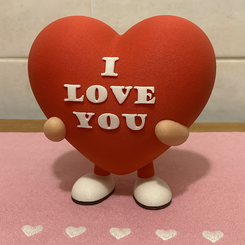 Fuzzy Love – The Awkward Valentine Heart