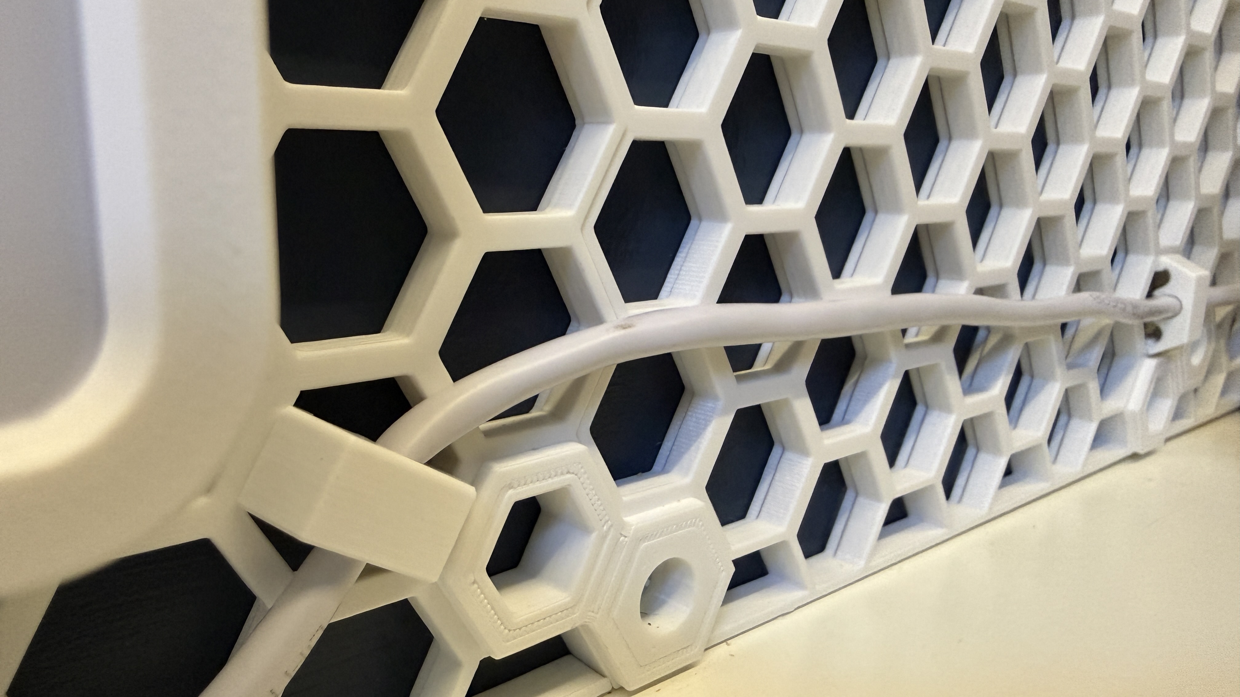 Parametric Honeycomb Storage Wall Cable Clips