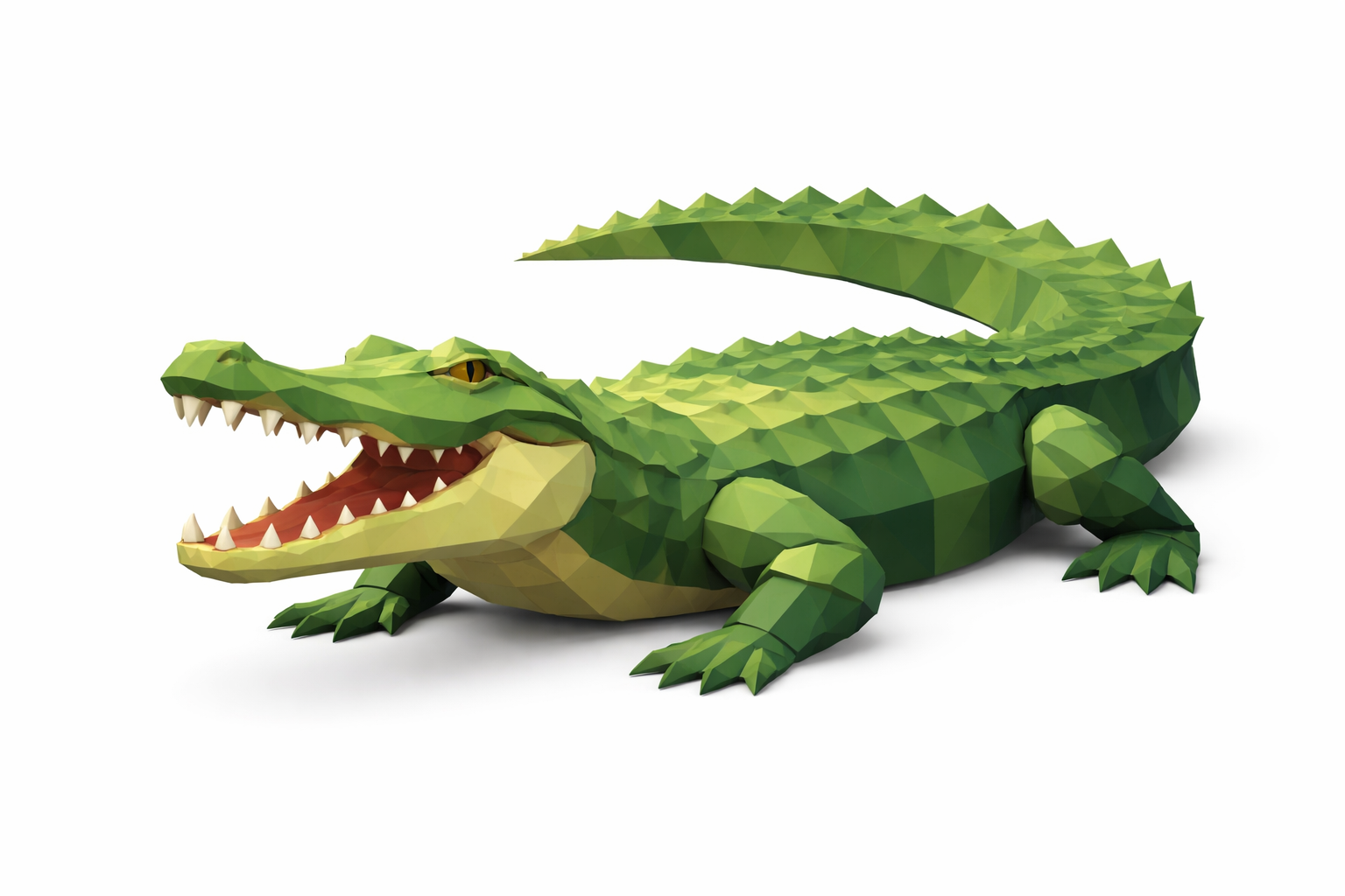 Low Poly Alligator