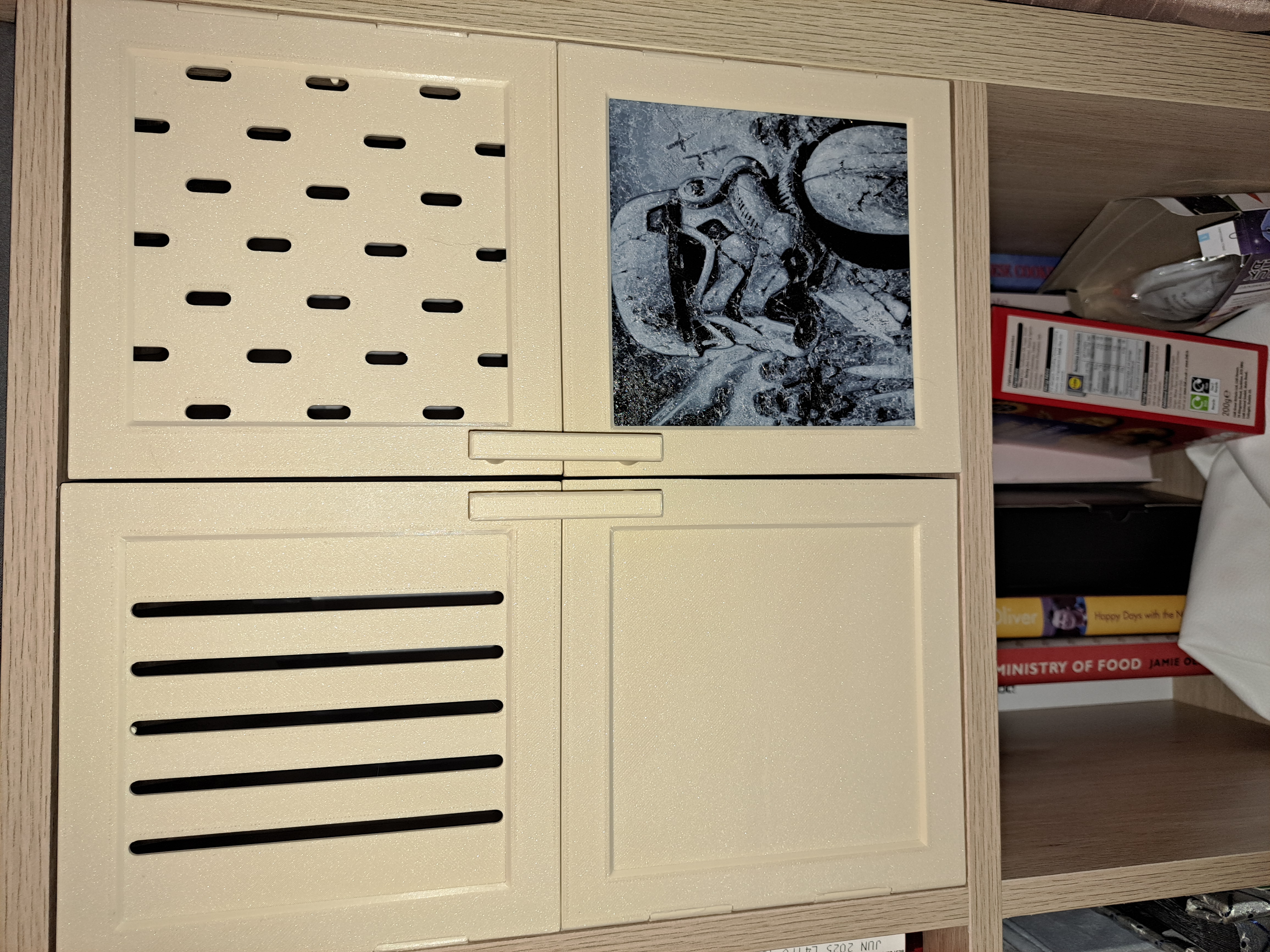 ikea kallax door fronts 3D model