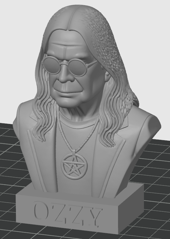 Ozzy Osbourne bust