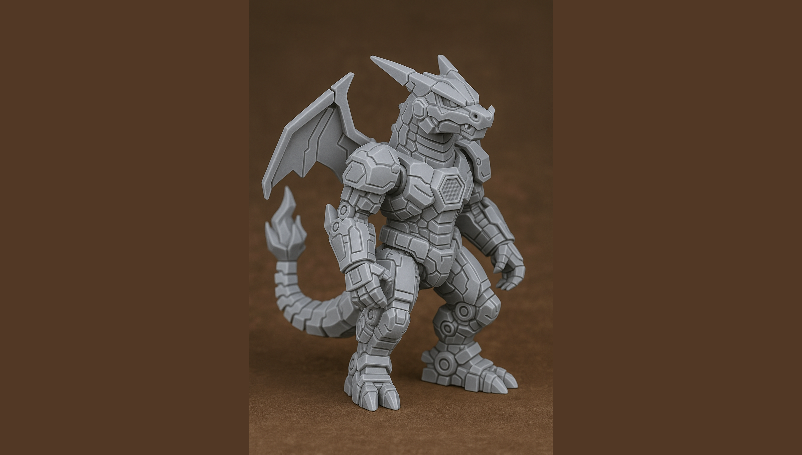 Miniatura 5 do modelo 3D Mecha Charizard (Pokemon)