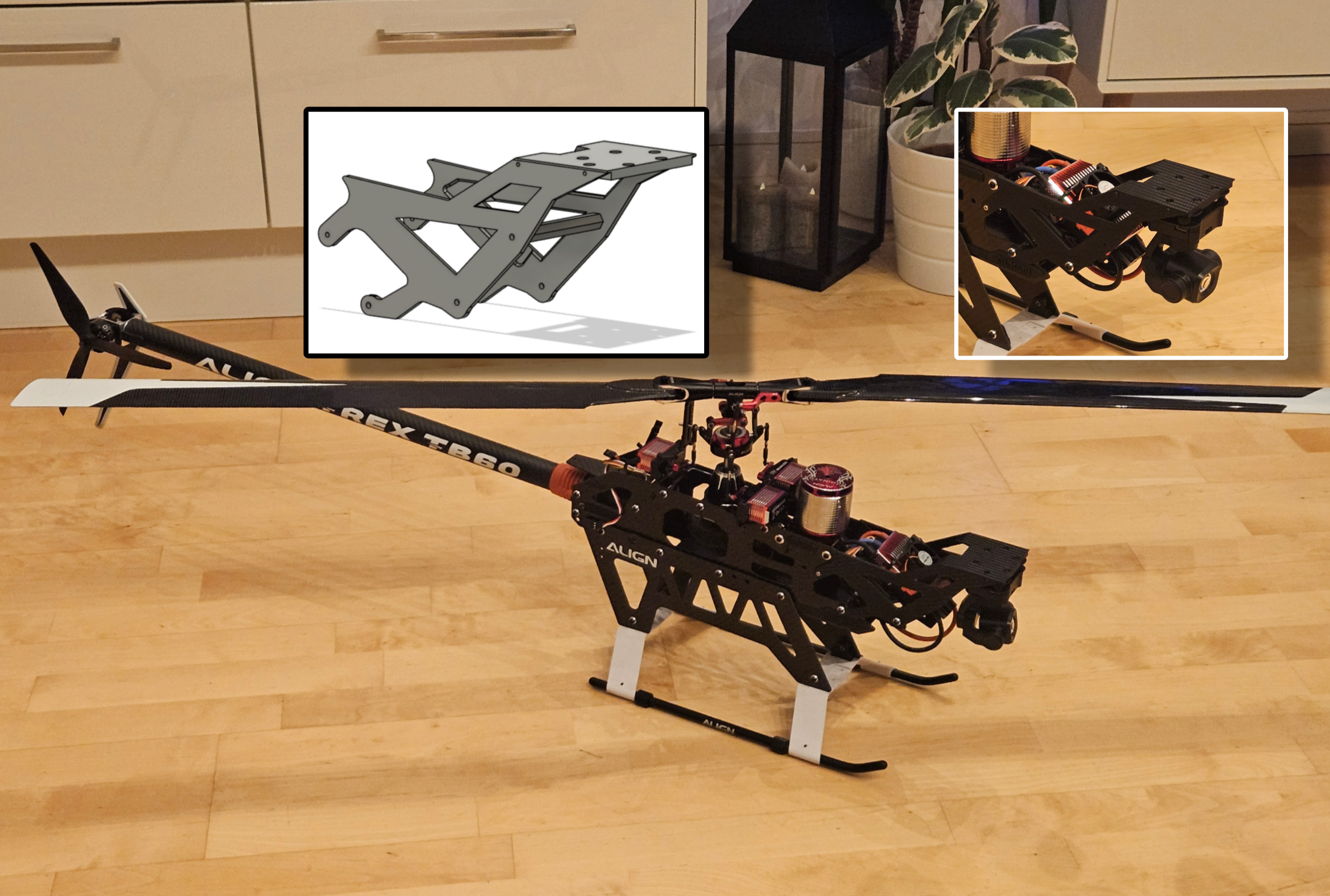 Align Trex TB60 Gimbal Mount - SIYI A8 Mini