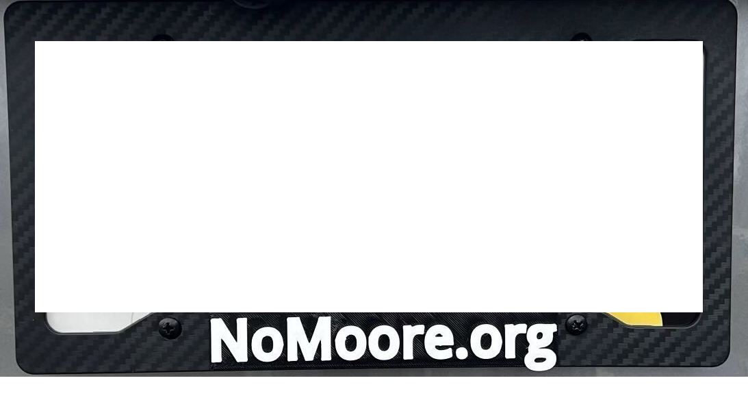 NoMoore.org bottom plate frame