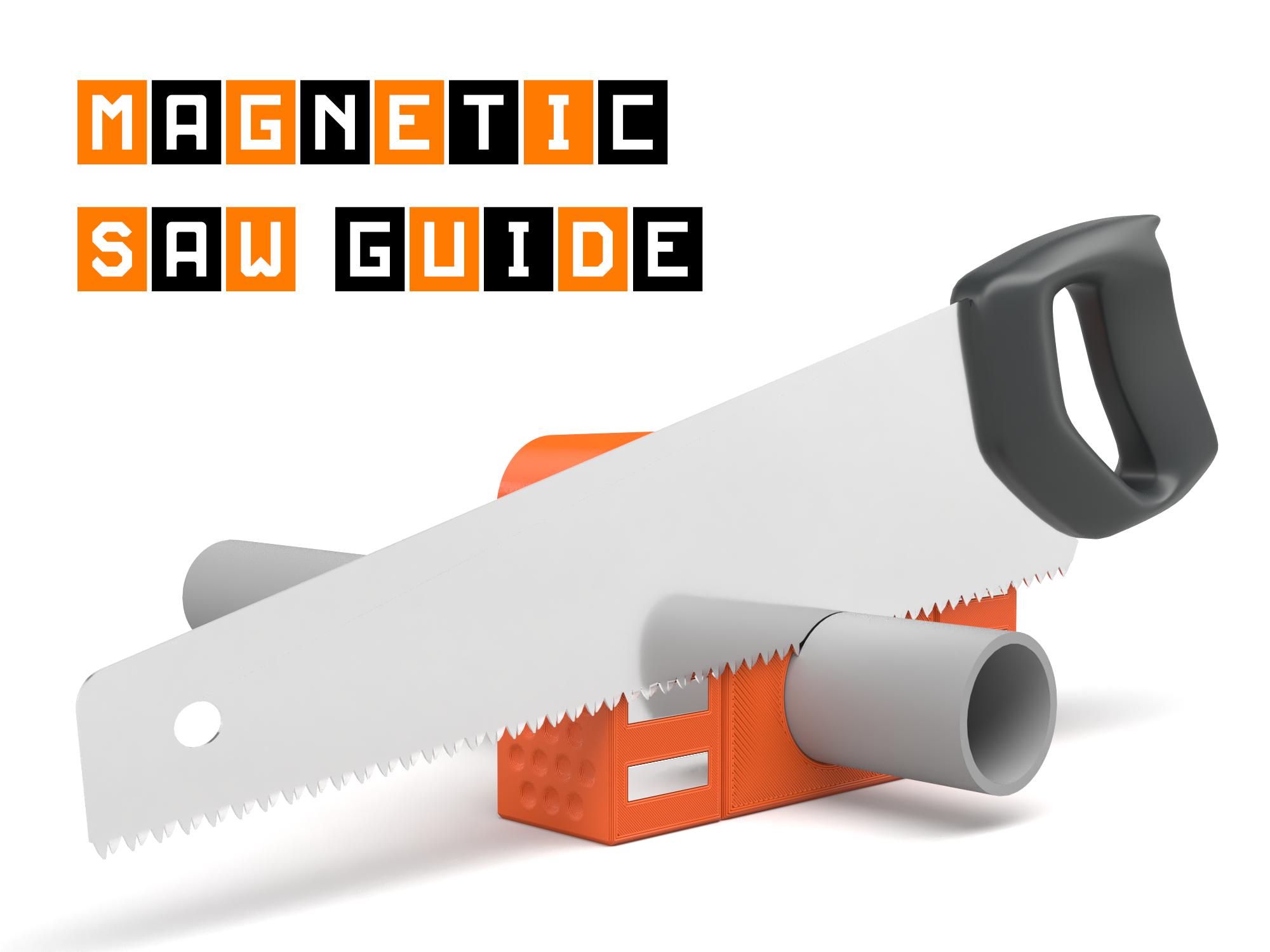 Magnetic guide for precise cutting