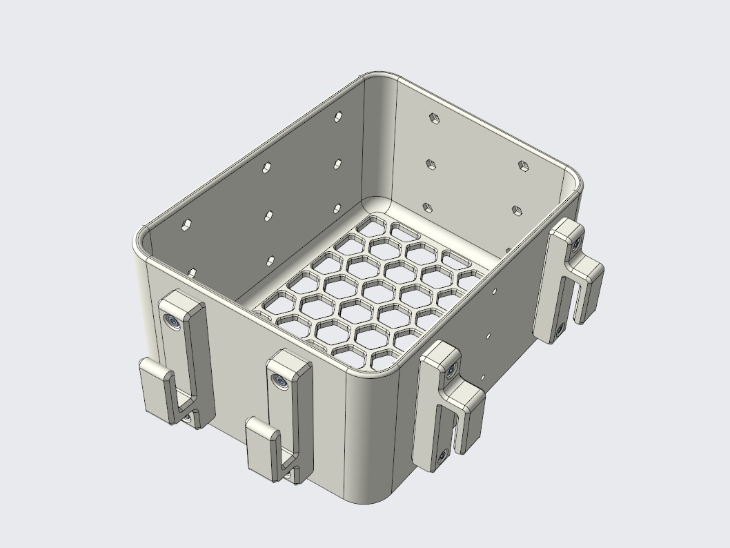 SIDE MOUNT CONTAINER FOR IKEA IVAR SHELFS