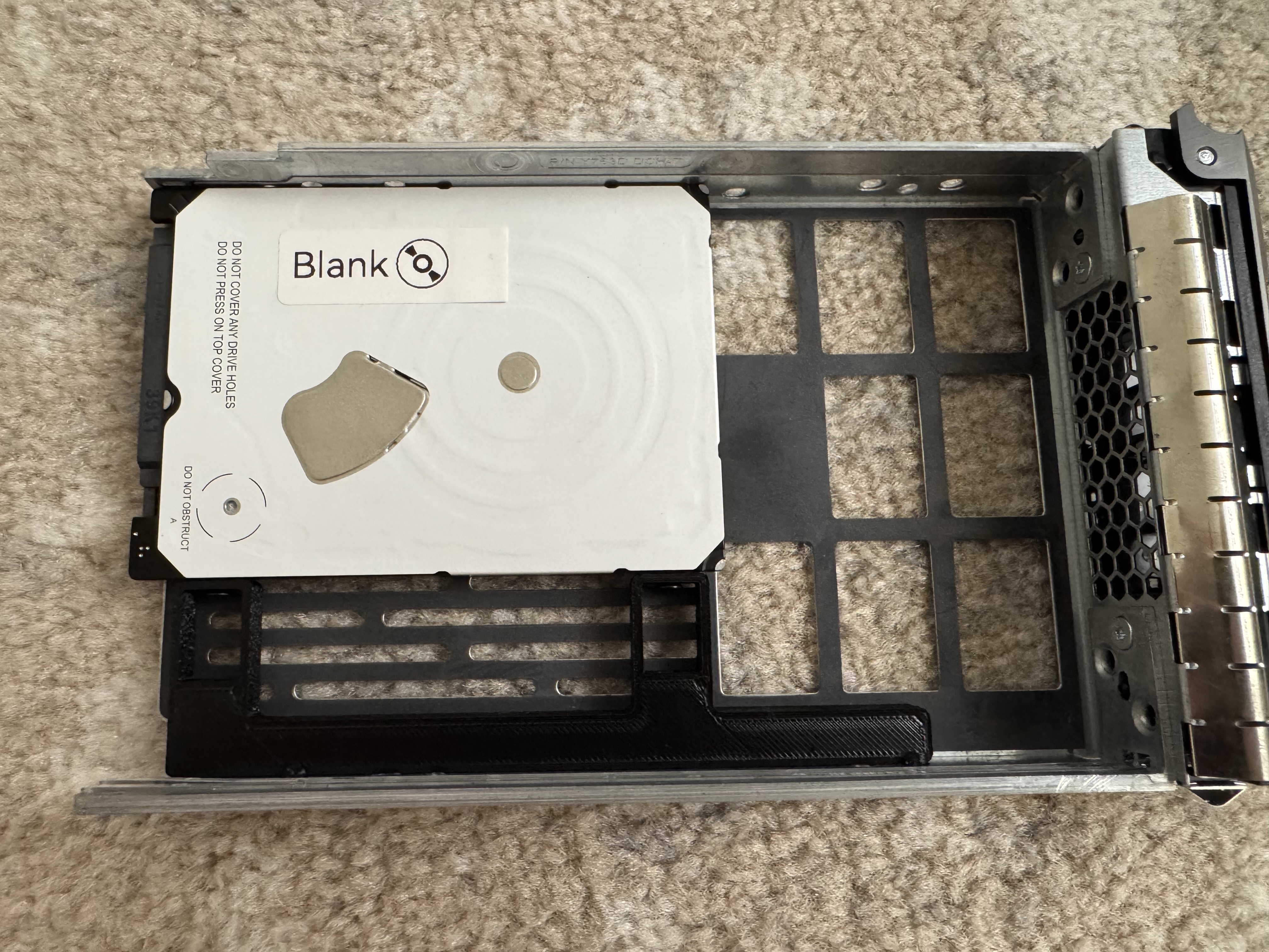 Dell PowerEdge 2.5-inch to 3.5-inch caddy adapter