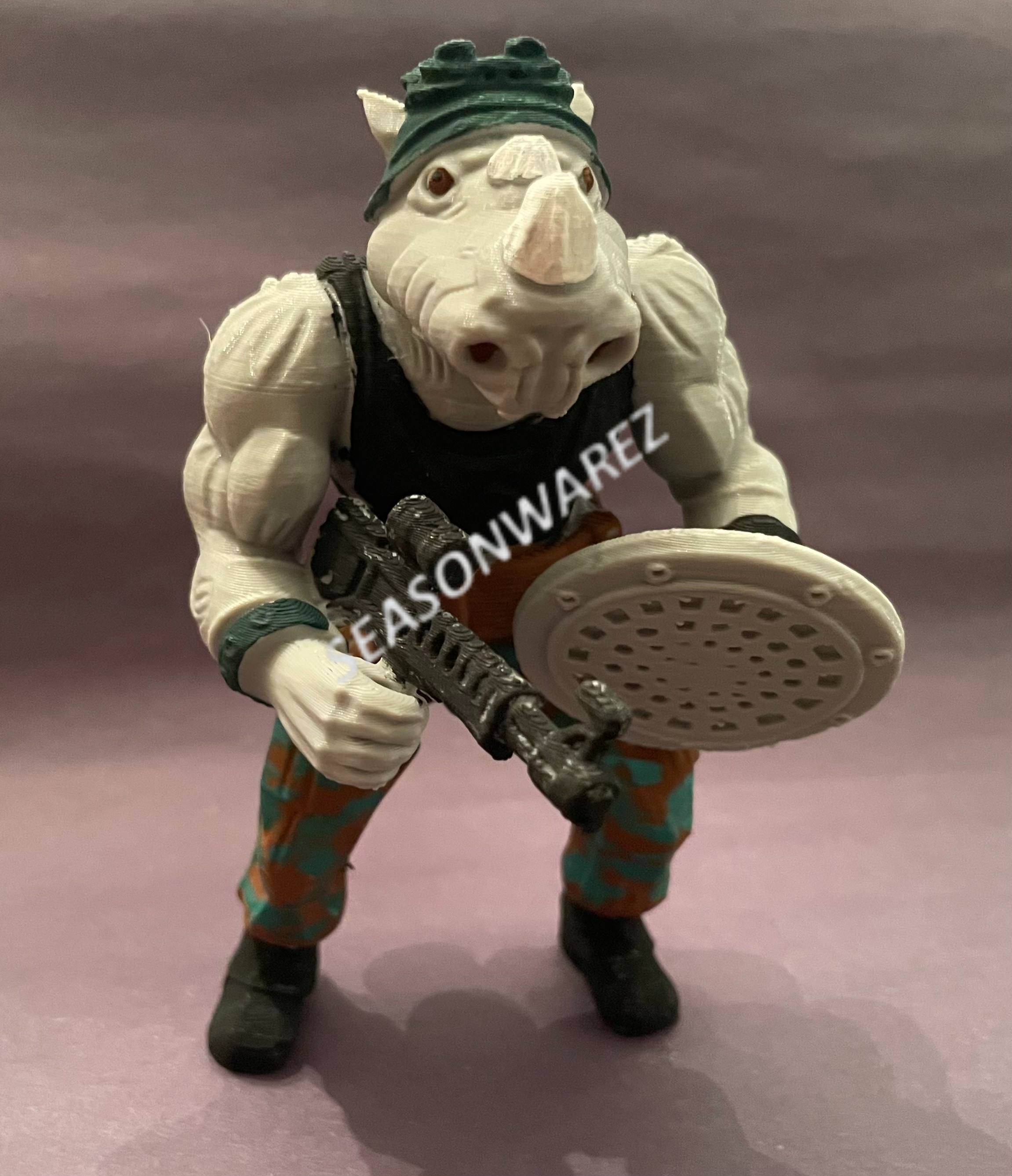 Rocksteady - The Rhino Soldier (TMNT Toy)