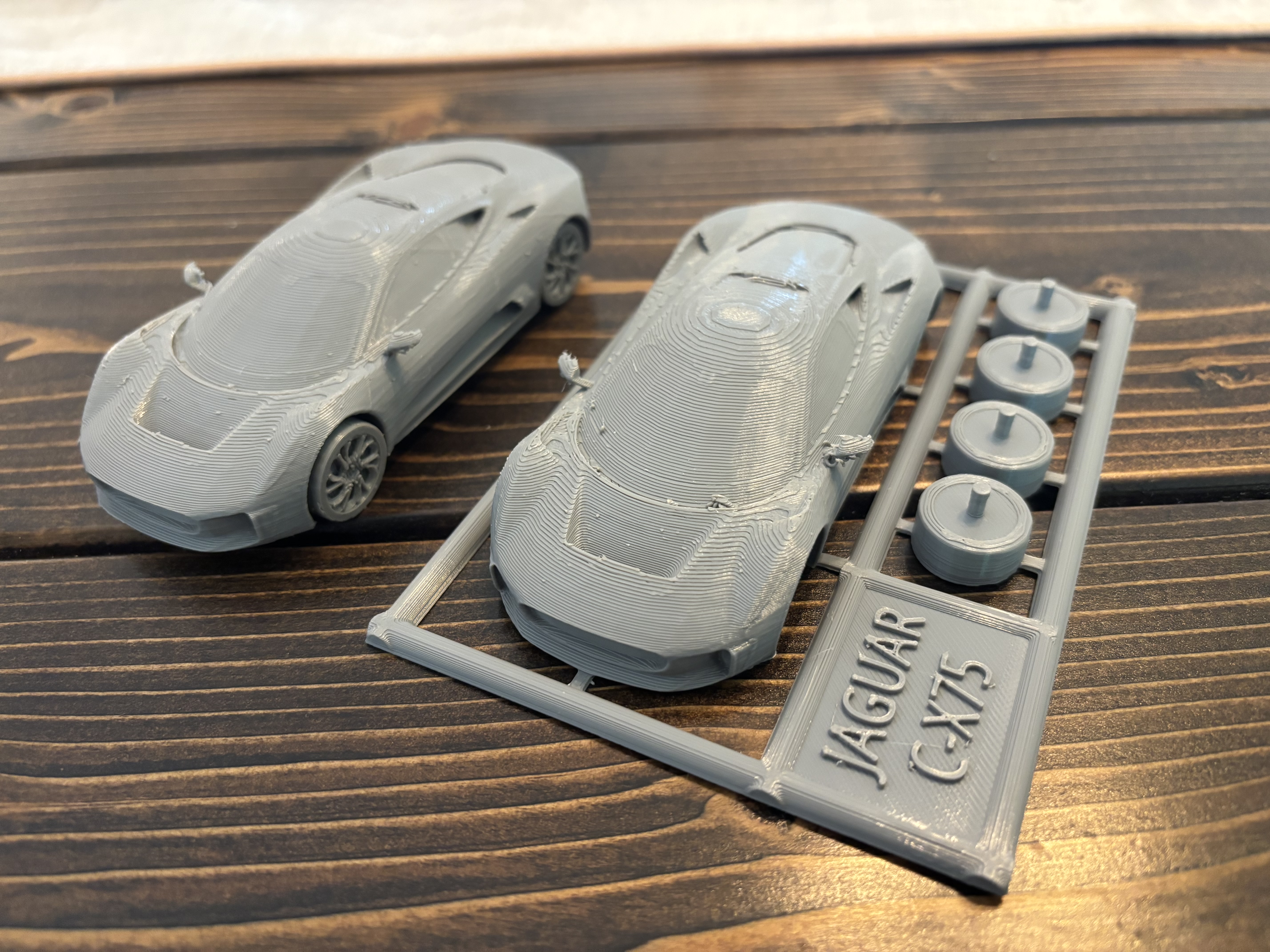 1/43 Jaguar C-X75 Kit Card