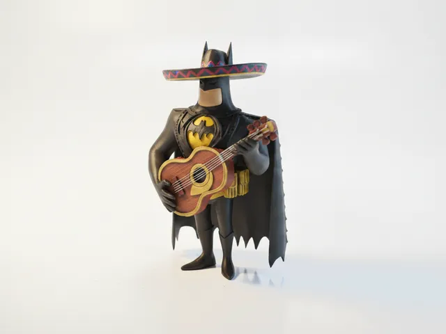 Guitar Batman Figurine DC Comics 3D Printable