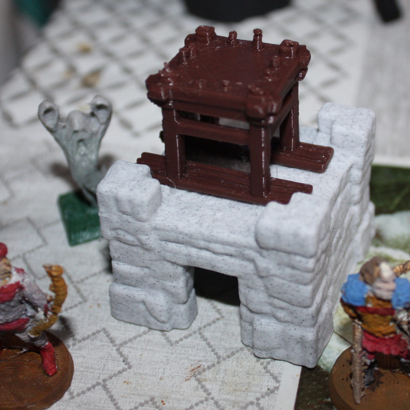 DND Terrain Battleplatform Wood And Stone Nosupport