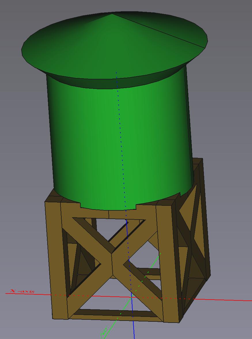 Train Water Tower