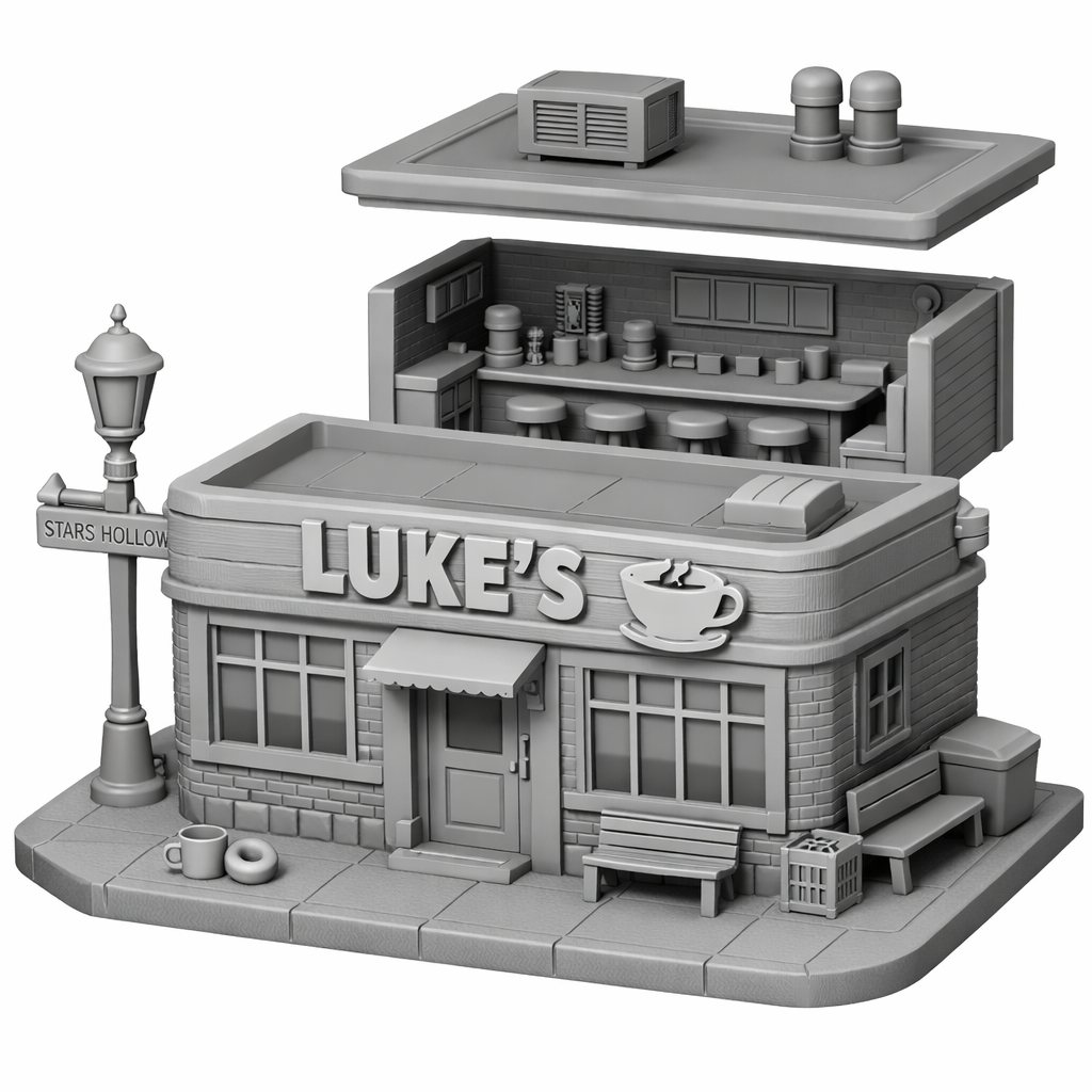 lukes dinner from gilmore girls