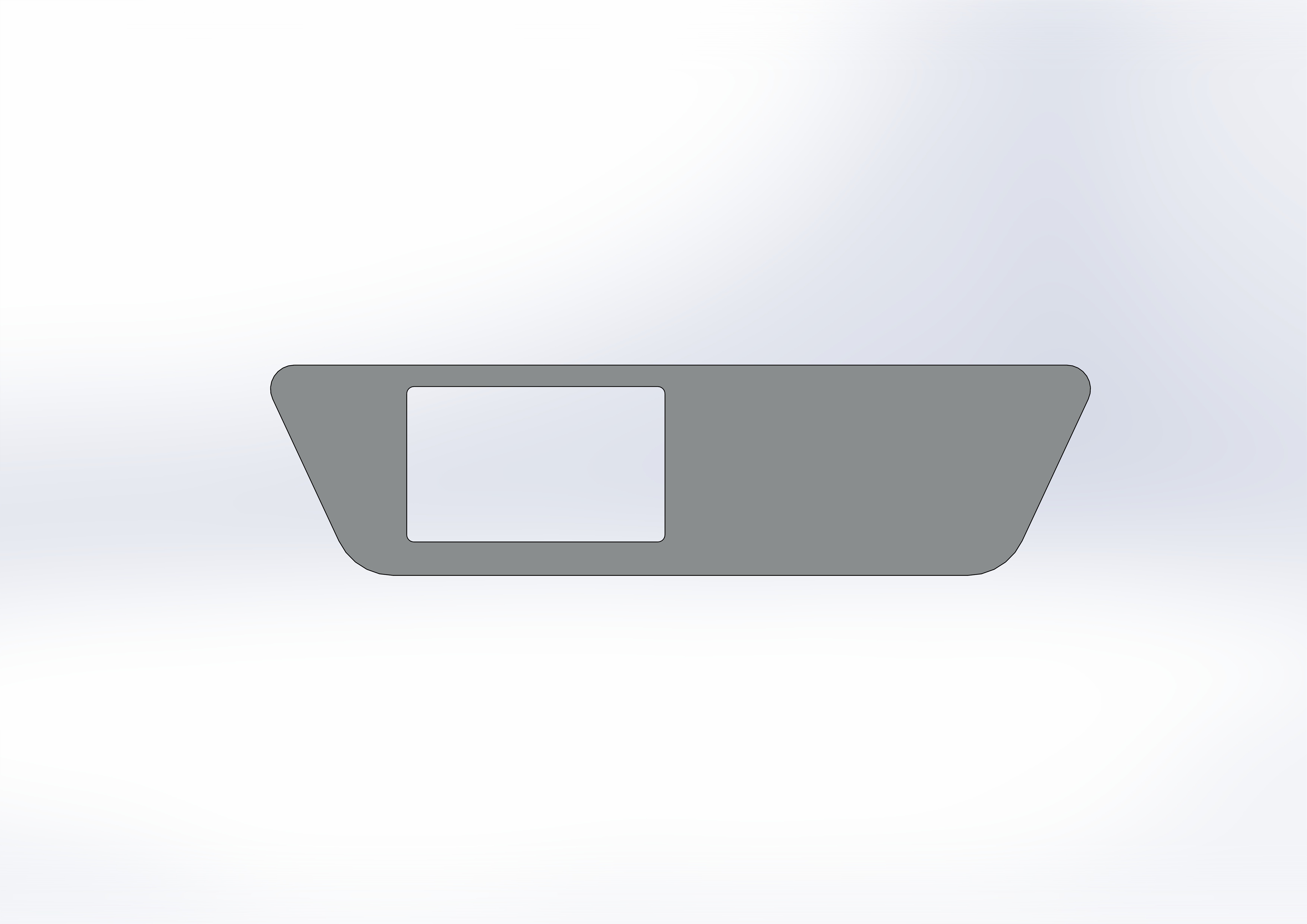 Front sticker for Qidi x max 3