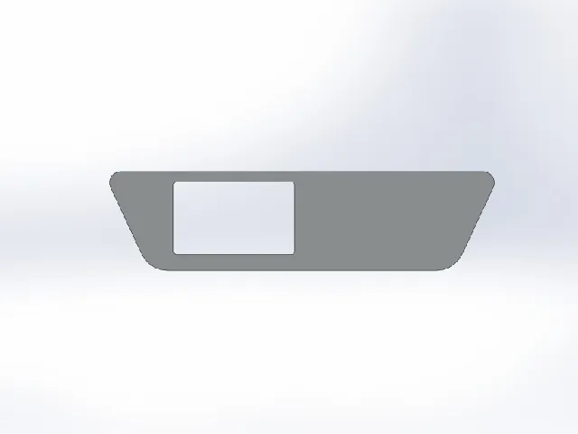 Front sticker for Qidi x max 3