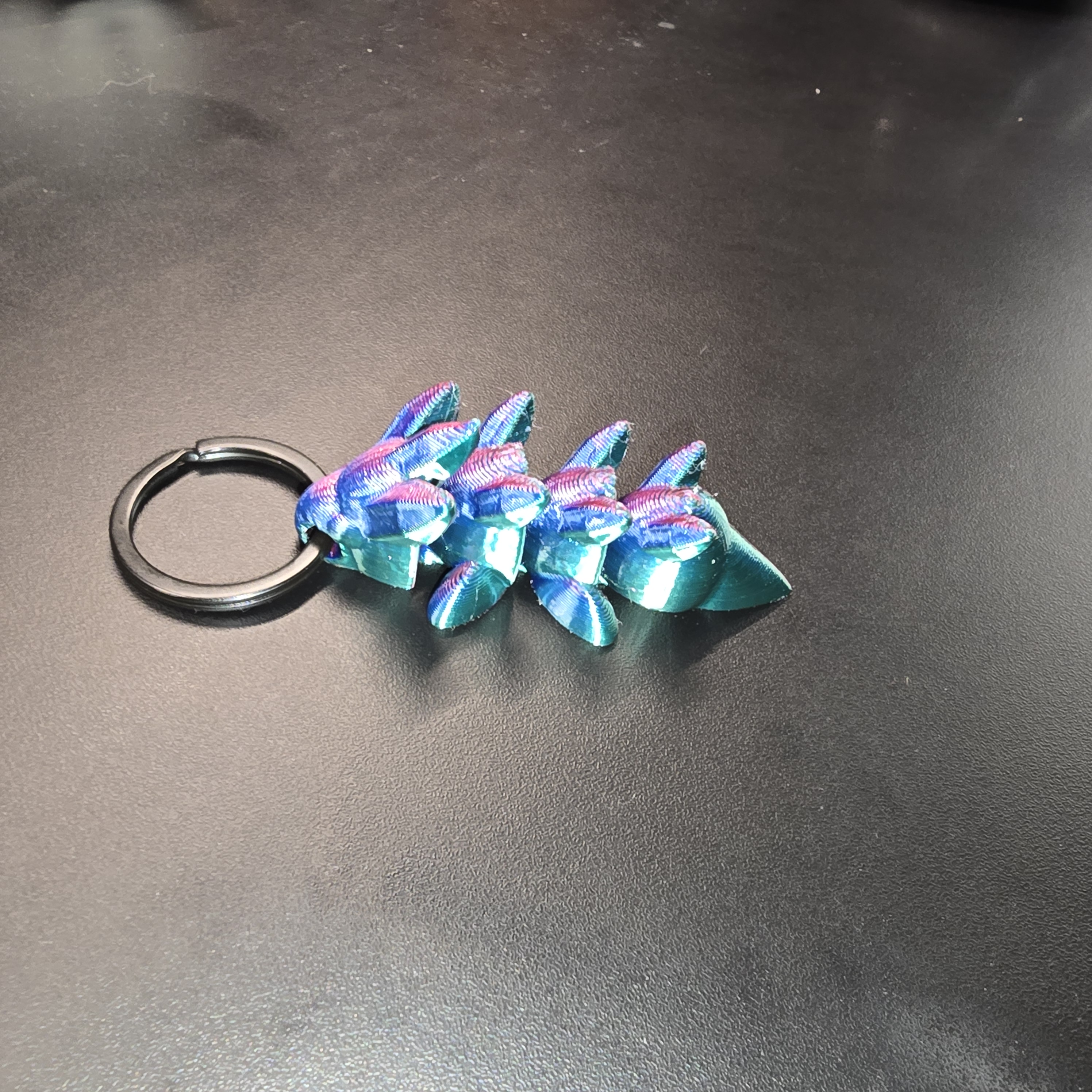 Mini Articulated Dragon (With Keychain Hole) | Dragon Keyring