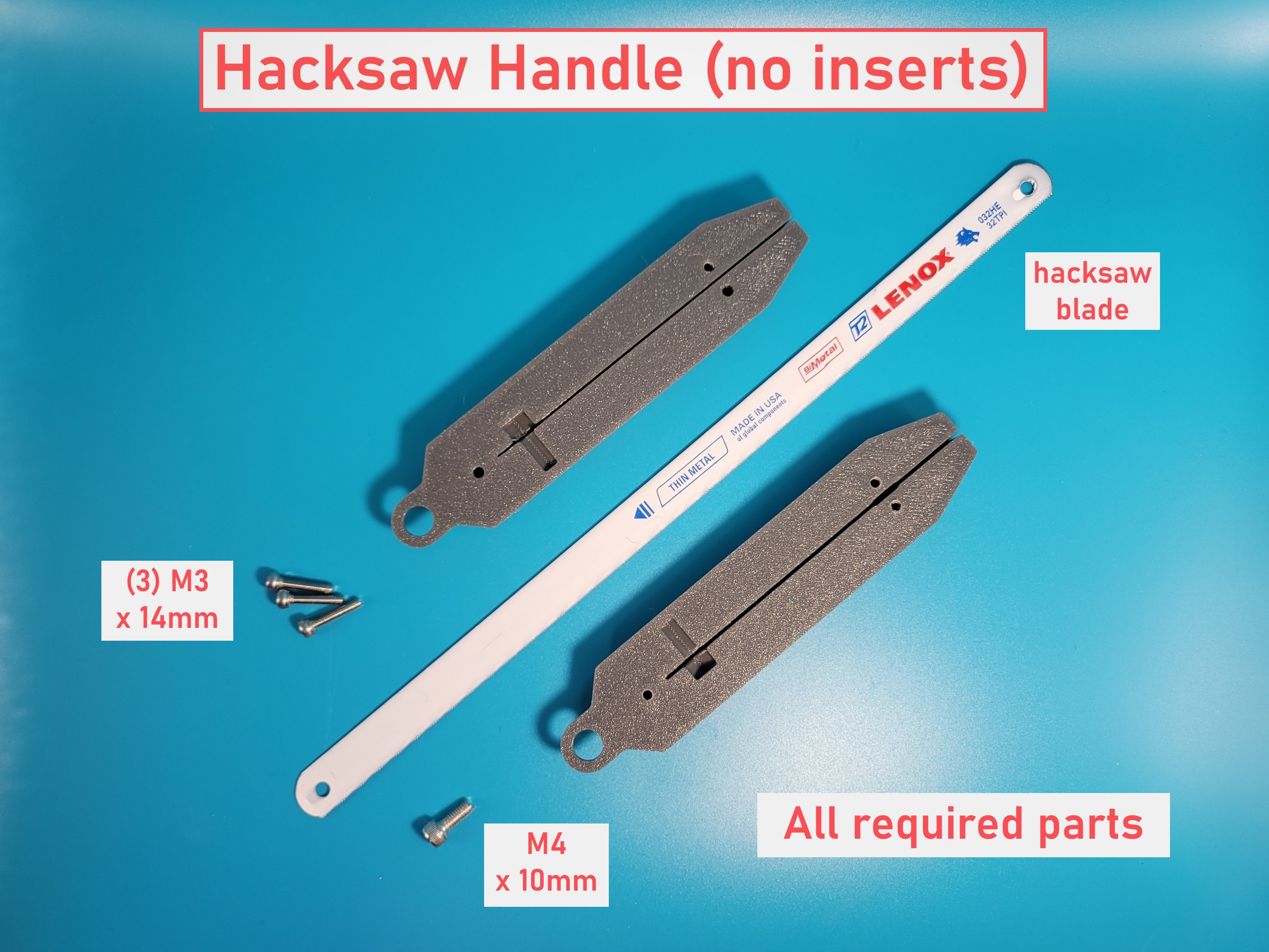 Hacksaw Handle (no inserts) — thumbnail 6