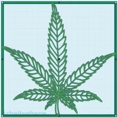 Hemp Leaf Wall Art