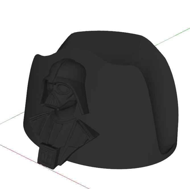 Miniatura 2 do modelo 3D PS5 DARTH VADER CONTROLLER SUPPORT