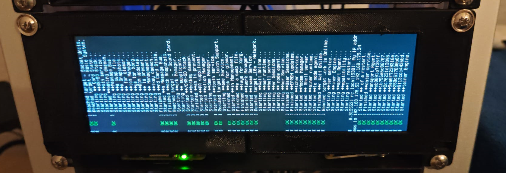 7.84 LCD Mount for 10inch Rack