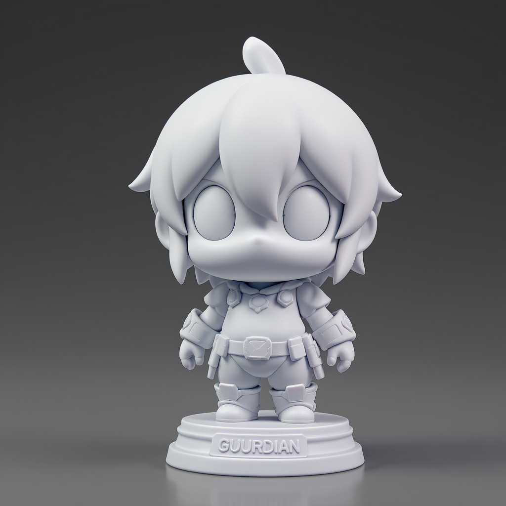 Chibi Guardian Statue