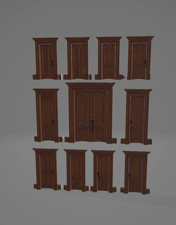 PACK DE PUERTAS DE MADERA