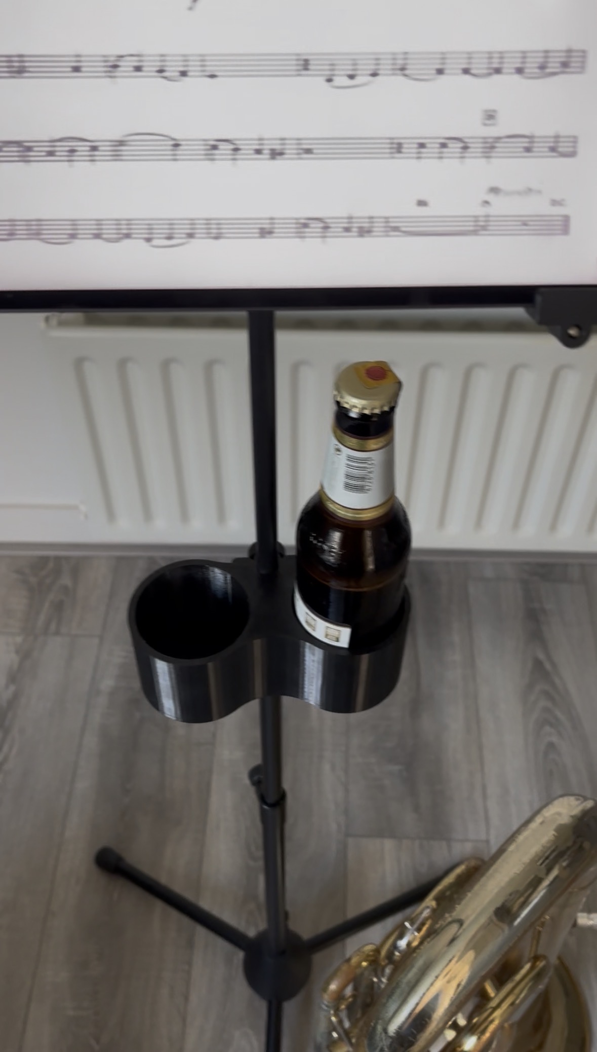 Musicstand beerholder