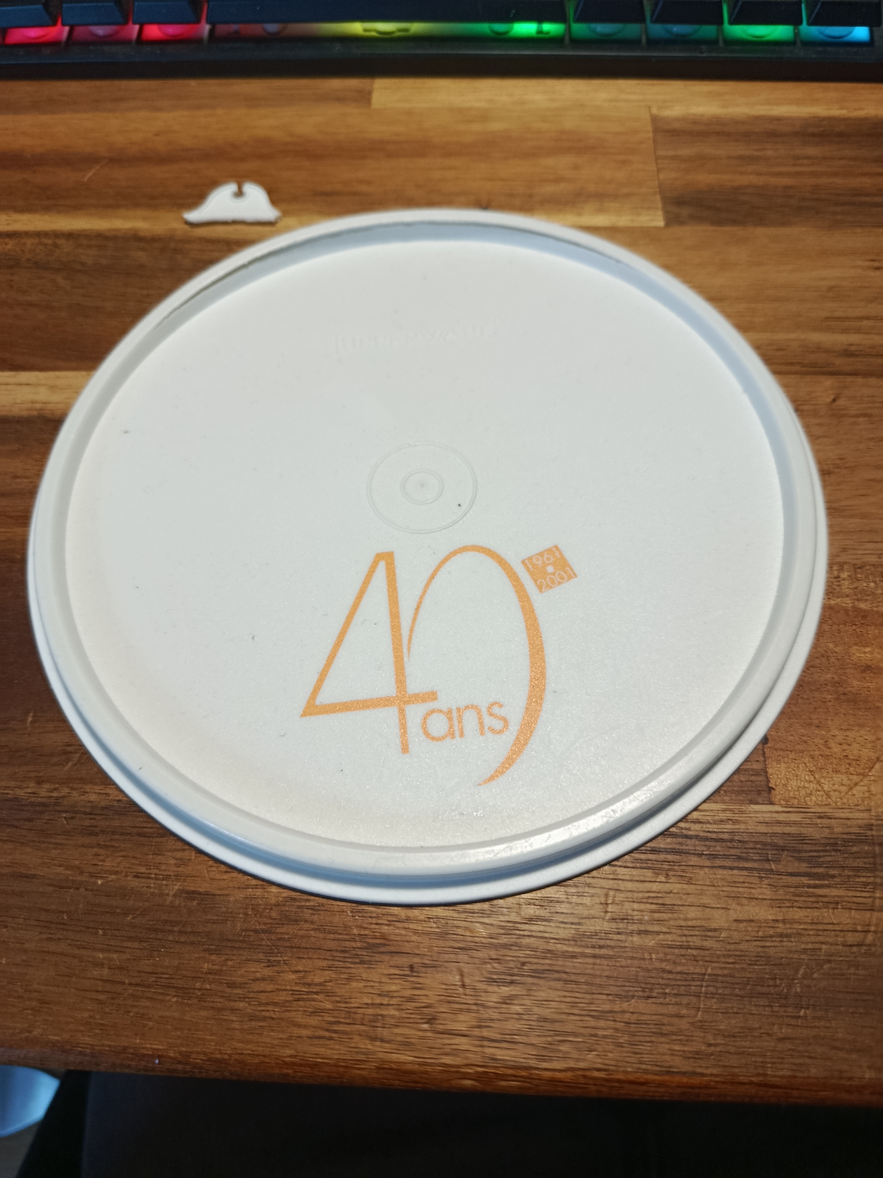 Couvercle tupperware
