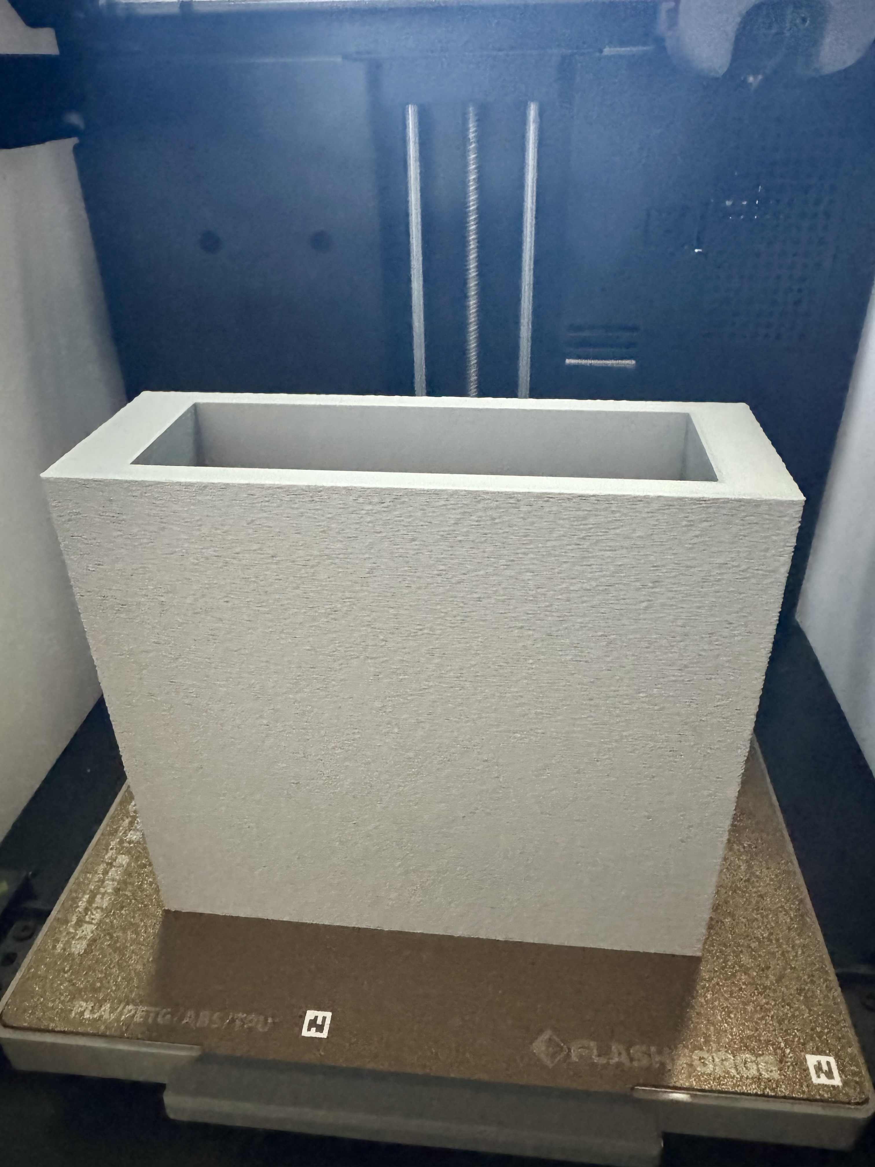 Planter Vase Fuzzyskin for Bamboo/Design/Art Looks like stucco/cement and holds water!
