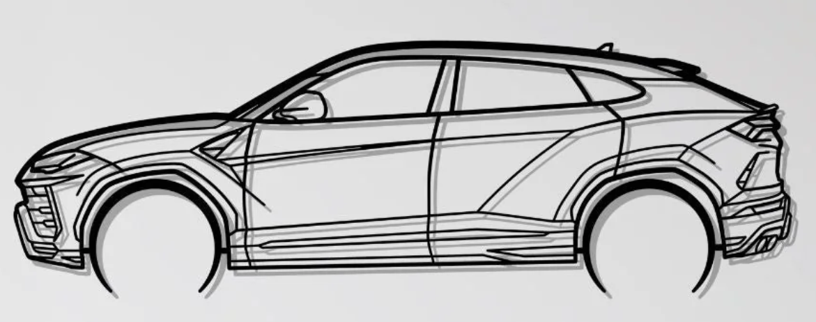 Lamborghini Urus Performante Wall Art