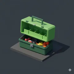 Low Poly Tackle Box
