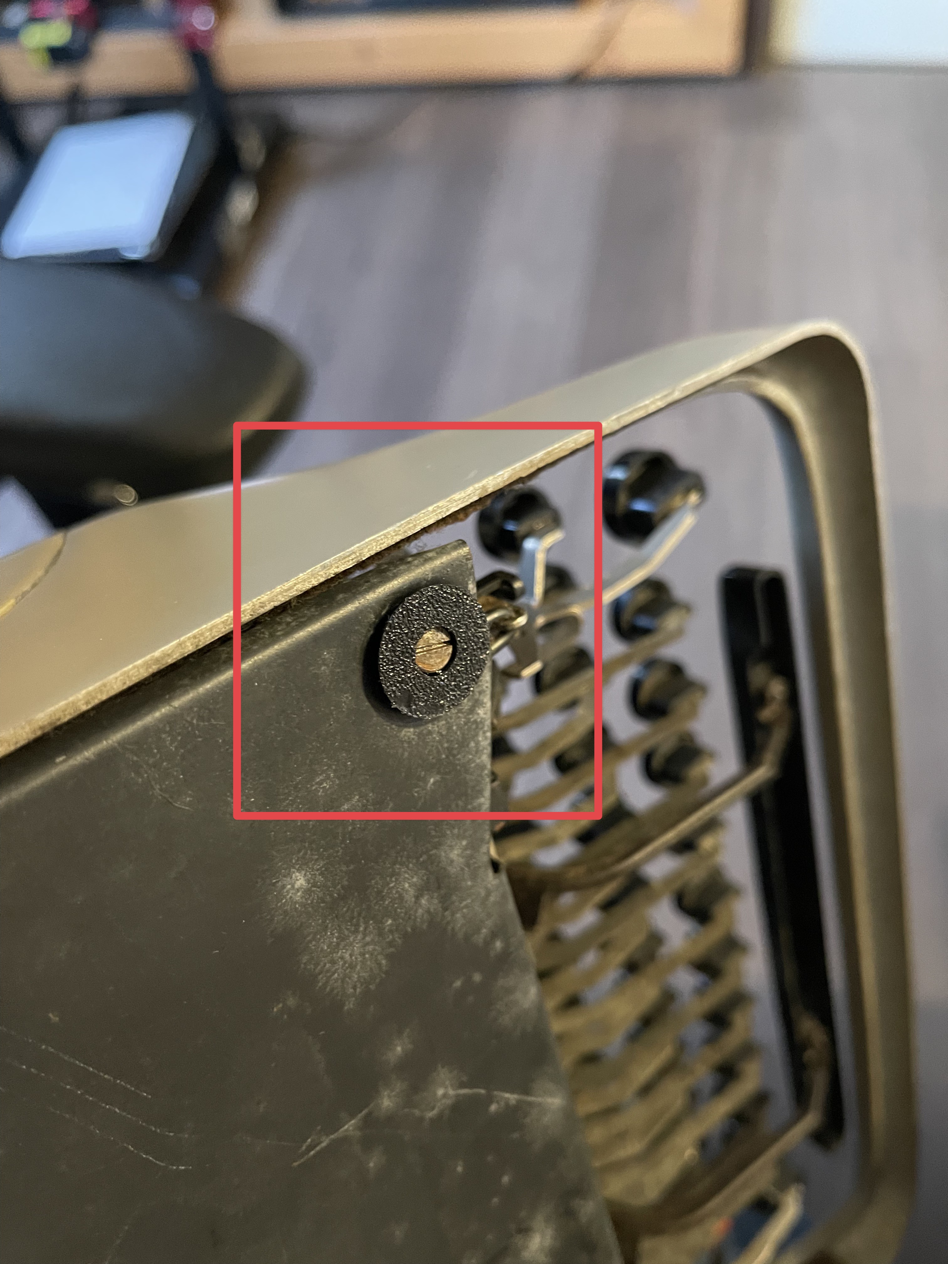 Olivetti Lettera 22 Rubber Foot / Patin