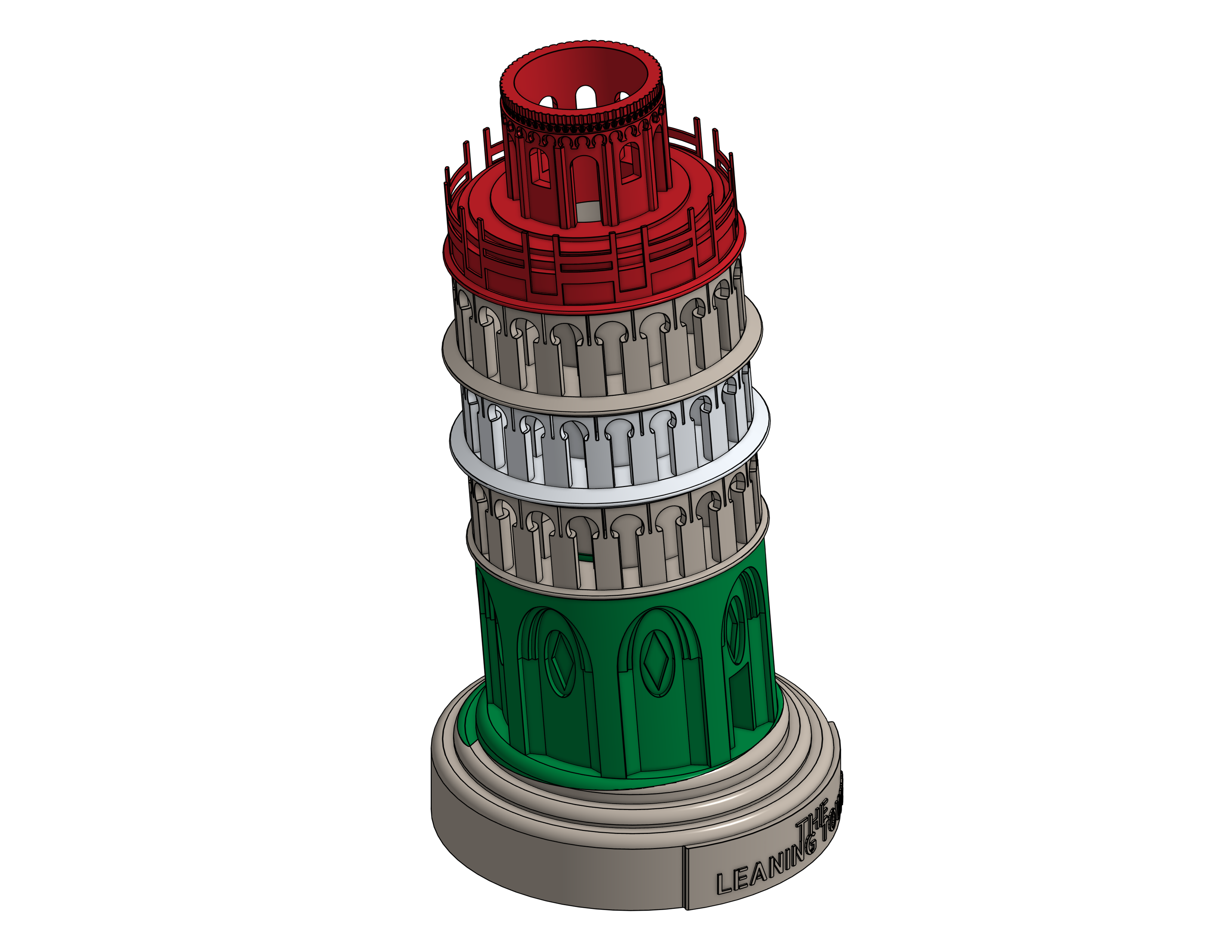 Leaning Tower of Pisa Pencil Holder