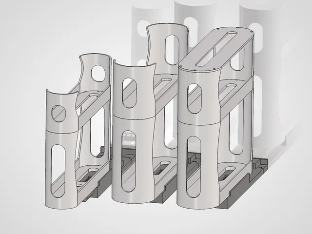 Spice Rack Remix (optimized tolerances, wide, srew with nut)