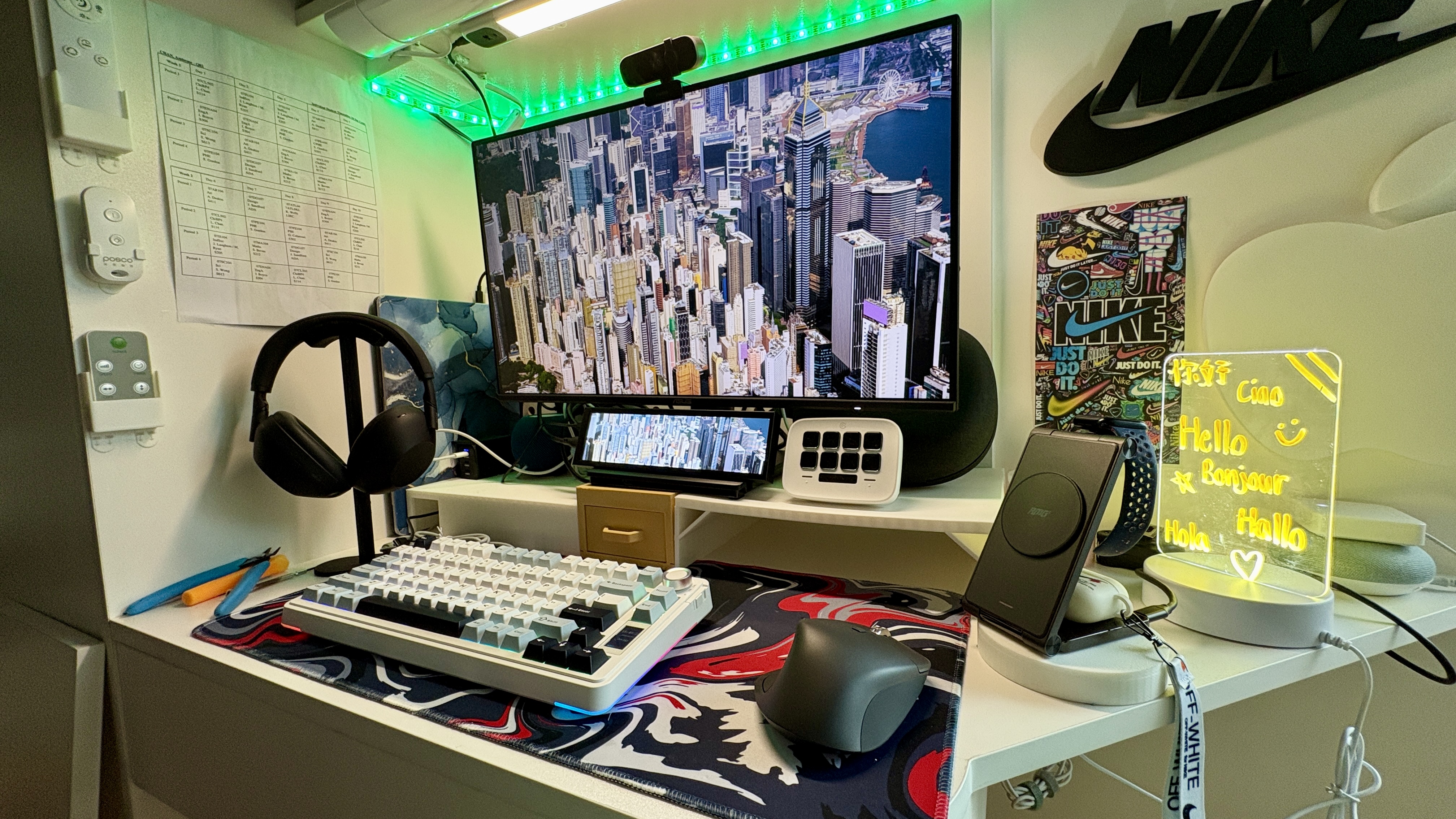 Desk setup