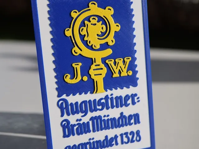 Augustiner Bier Sign Multicolor (Manual Filament Change)