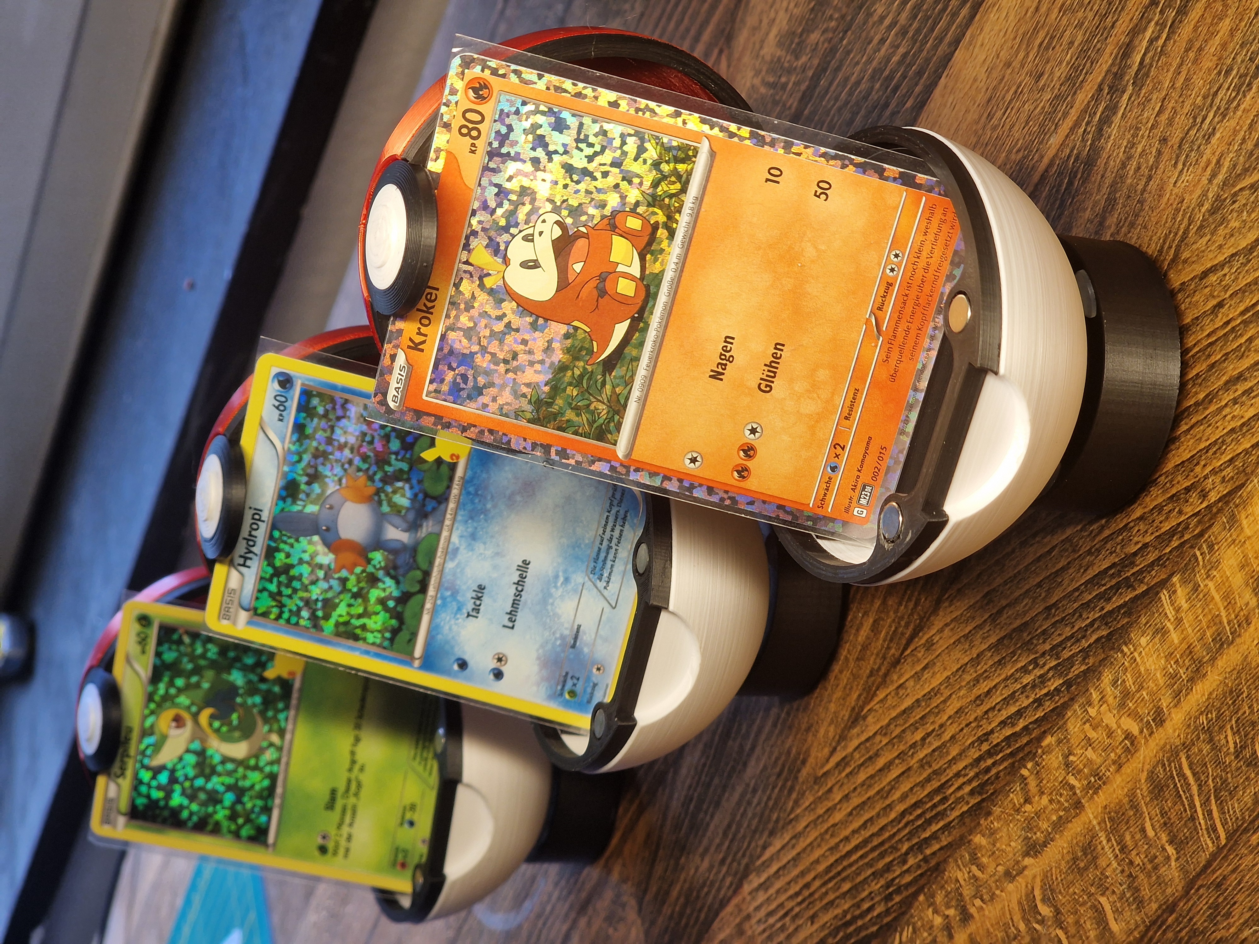 Pokeball Pokemon Card Display Stand