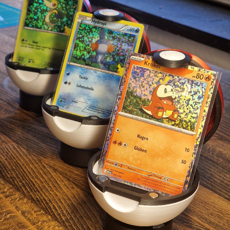 pokemon pokeball card holder One-touch Edge: 35pt Magnetic Card Holder