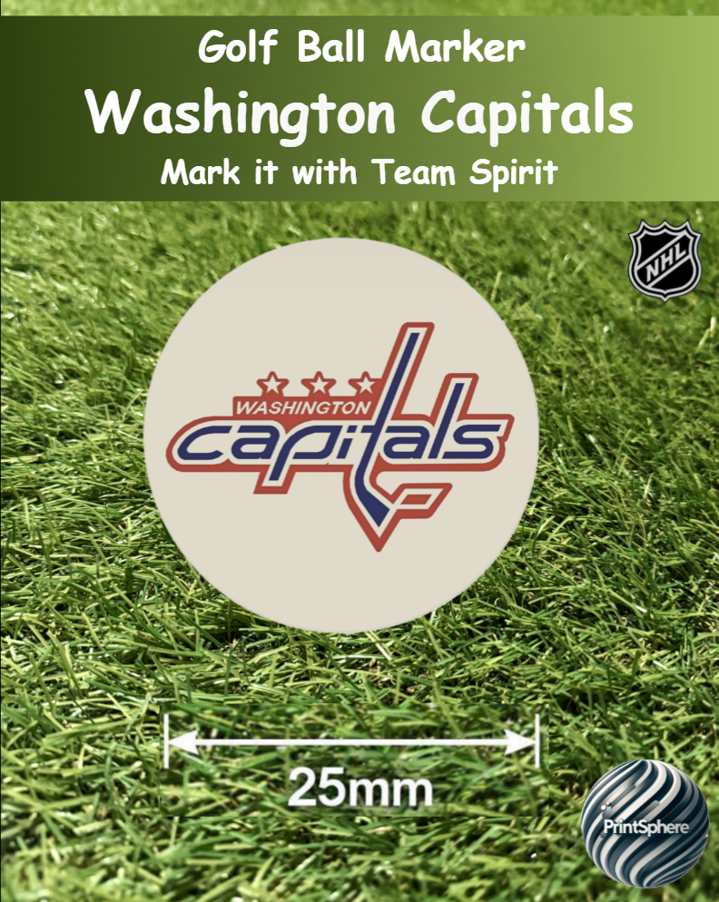 Golf - Golf Ball Marker - NHL - Metropolitan - Washington Capitals