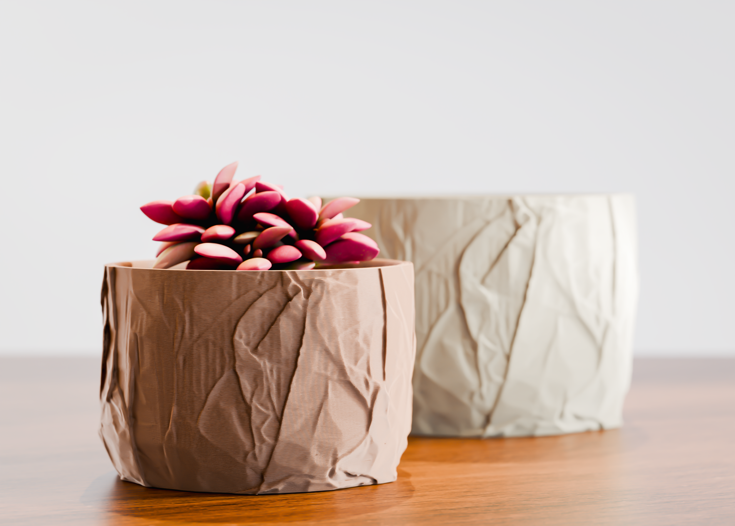 Folded Paper Plant Pot - Origami Indoor Planter