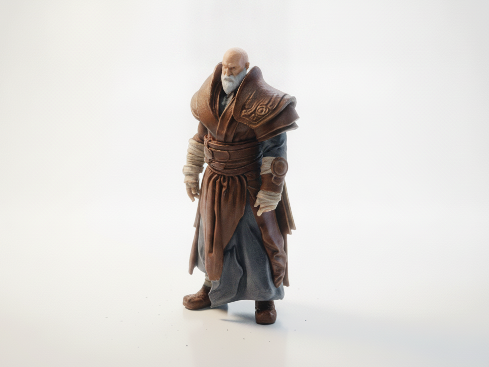 Kratos Warrior Figurine Gaming 3D Printable