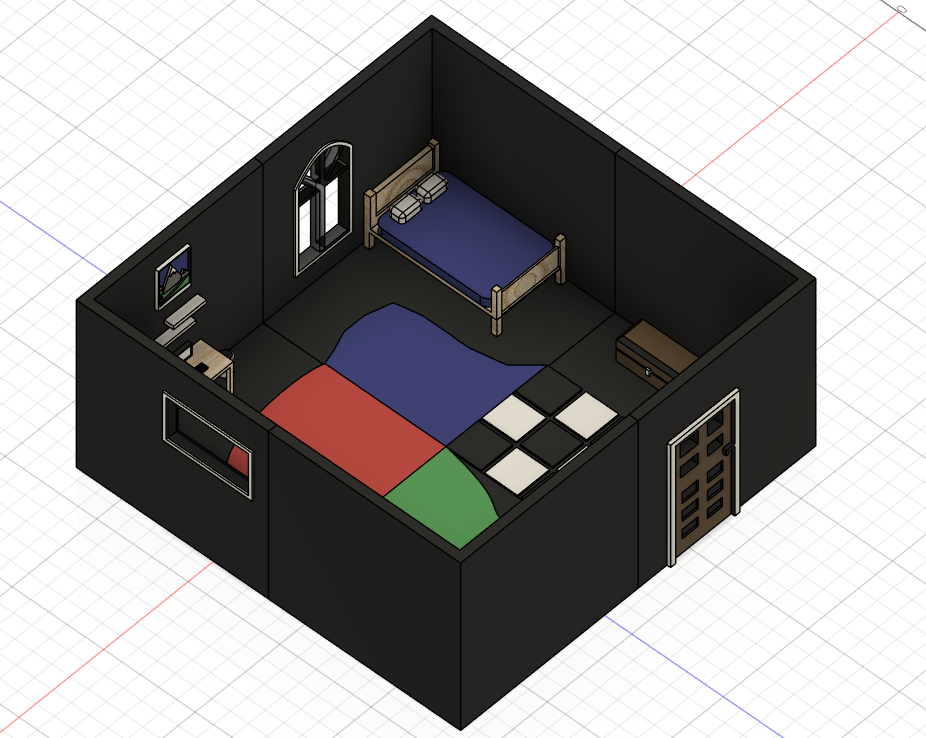 Gethin's bedroom diorama