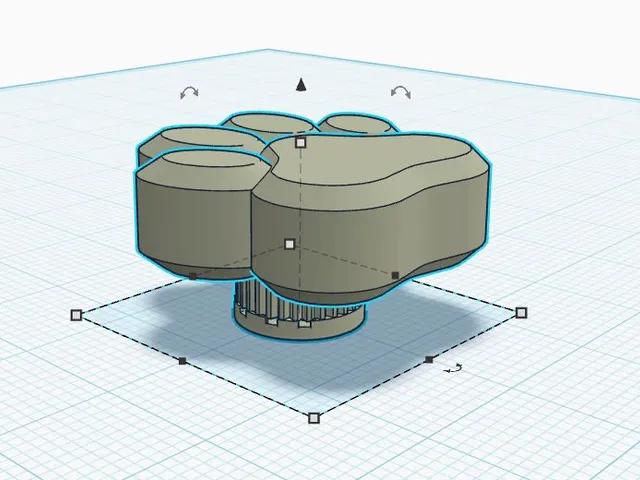 Paw Print Valve stem cap