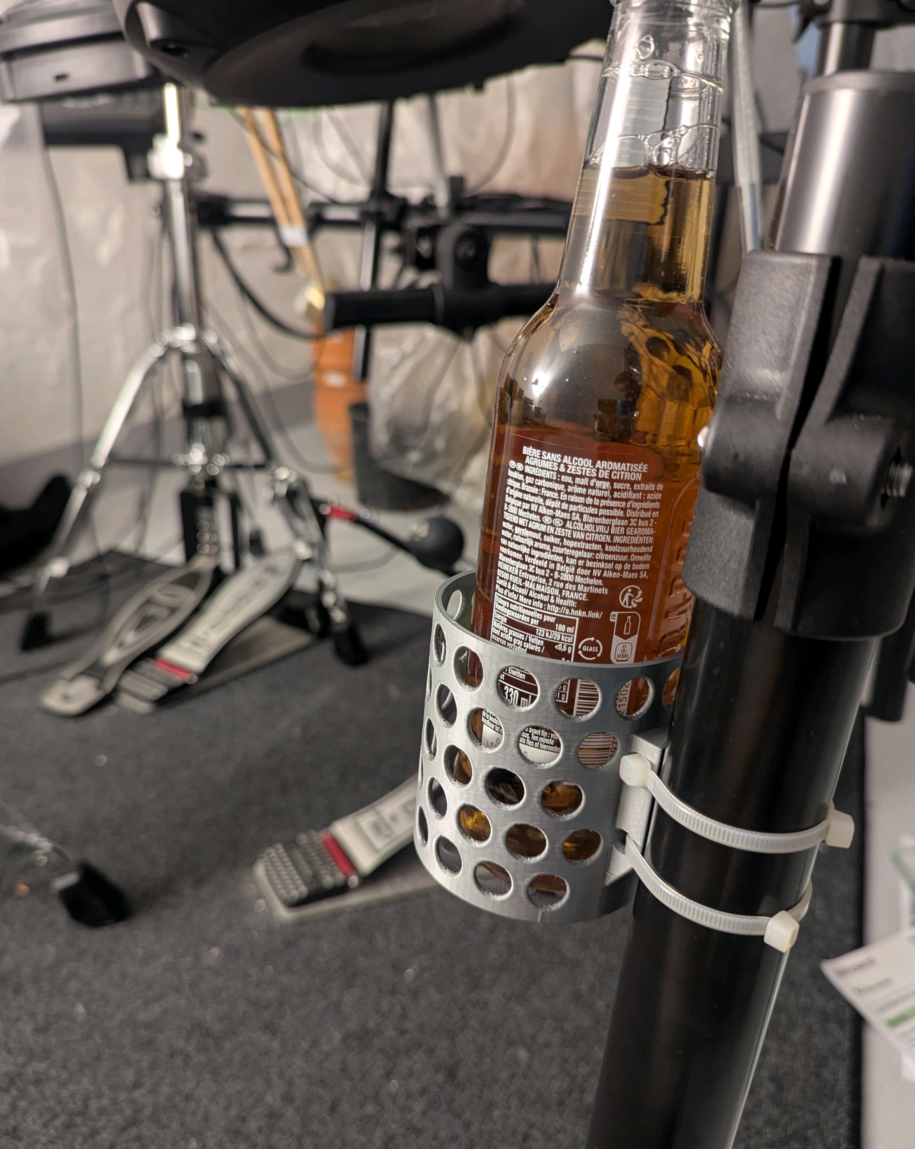 Roland drums bottle holder
