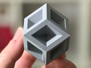 Rhombic Dodecahedron (Compartmentalized)