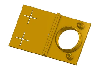 Blum drilling template for hinges