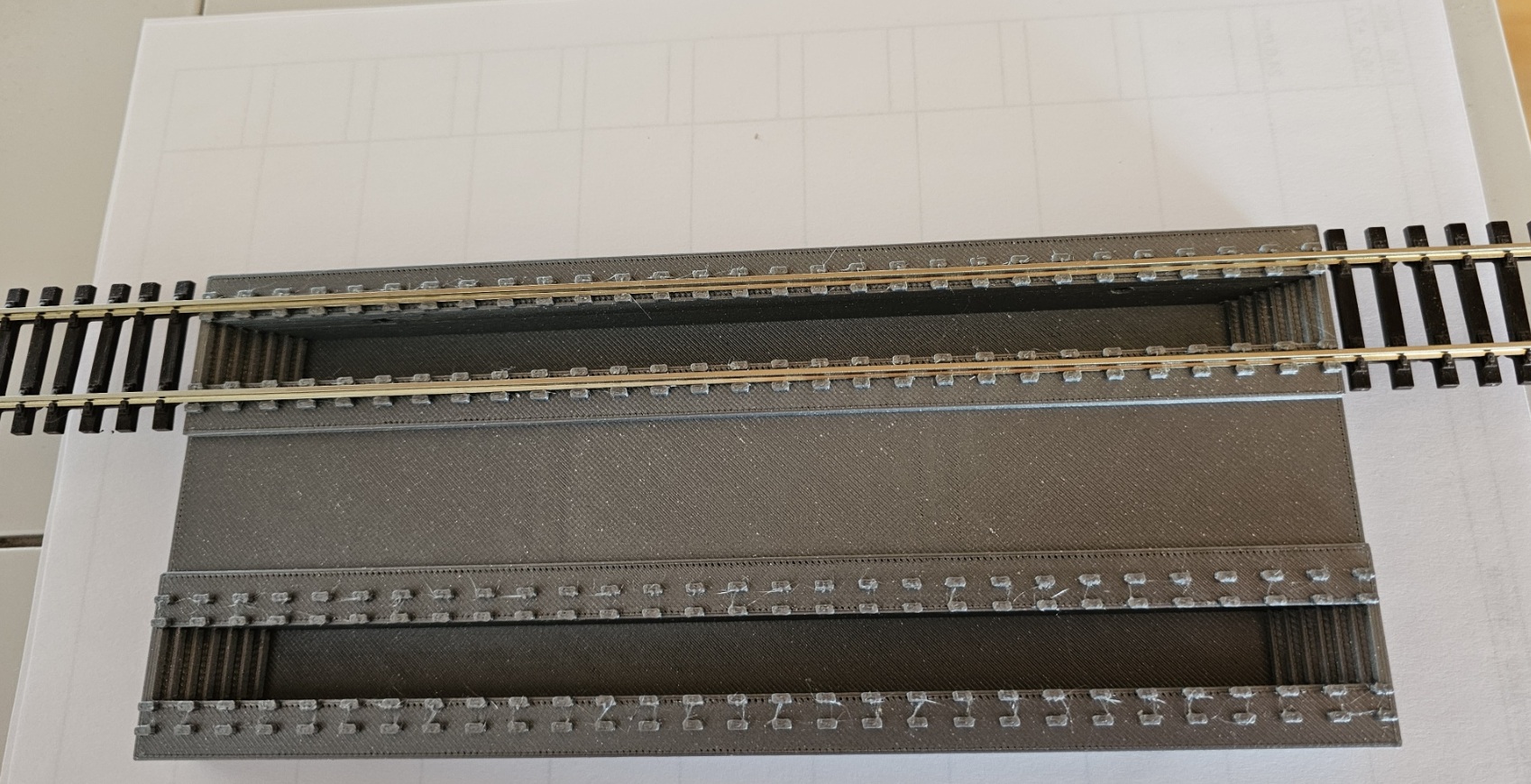 Small Double Inspection Pit HO / Fosse d'entretien Double en H0 40 mm