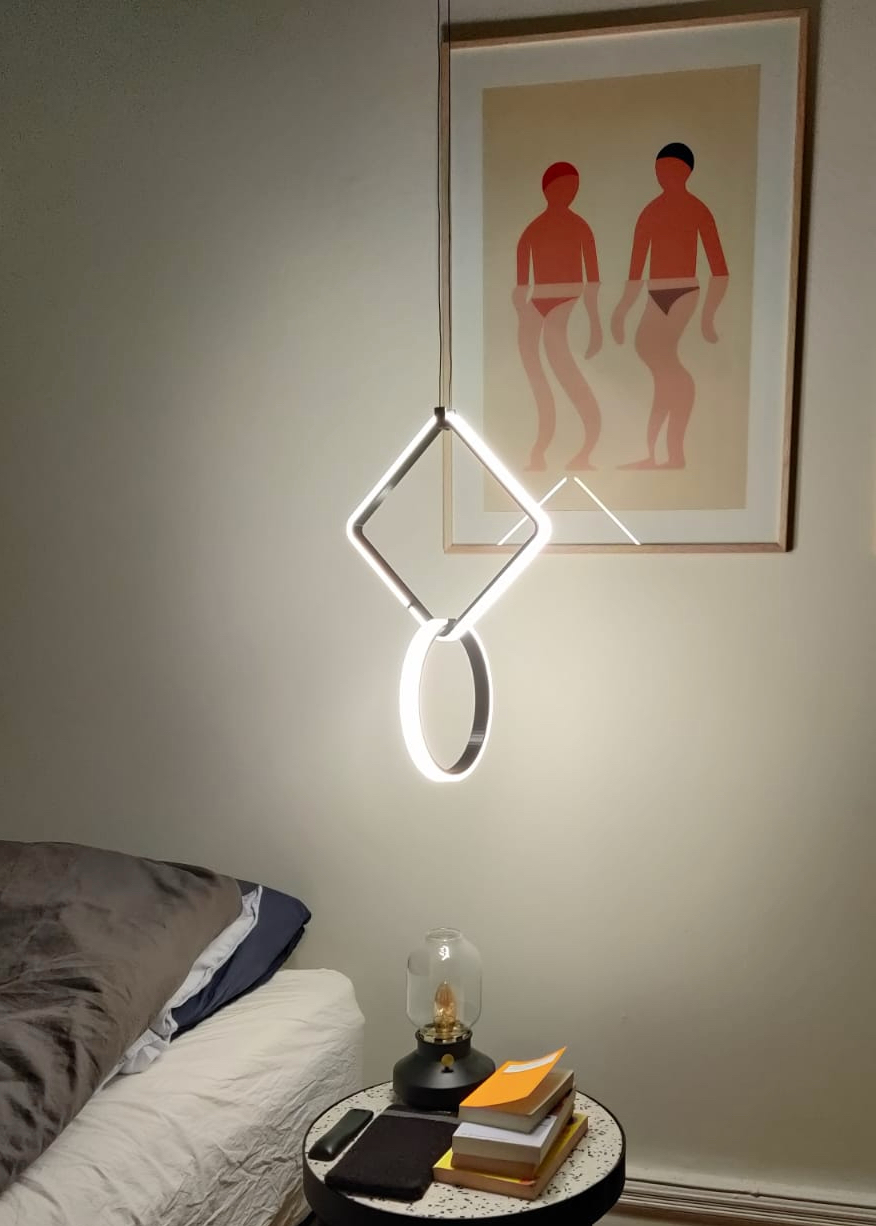 Flos inspired pendulum lamp
