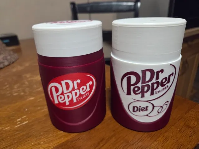 Mini Coleman Chiller Koozie - Dr Pepper and Diet Dr Pepper Theme